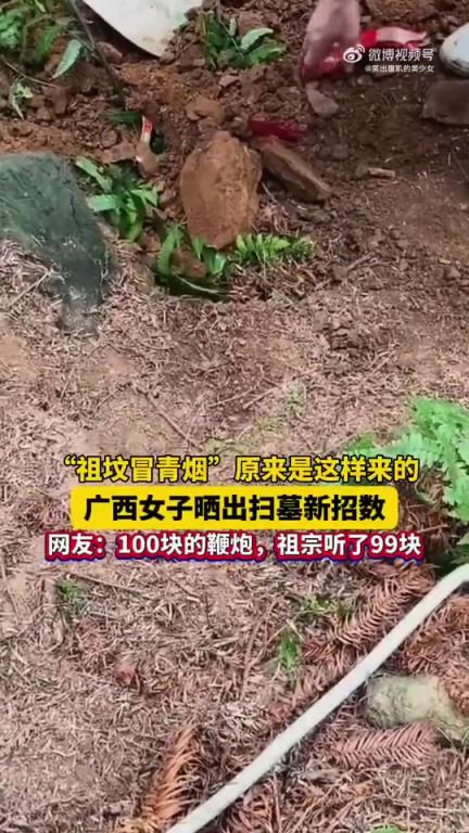 网友调侃某波操作似祖坟冒青烟,还能避免山火 网友调侃某波操作似祖坟冒青烟,还能避免山火