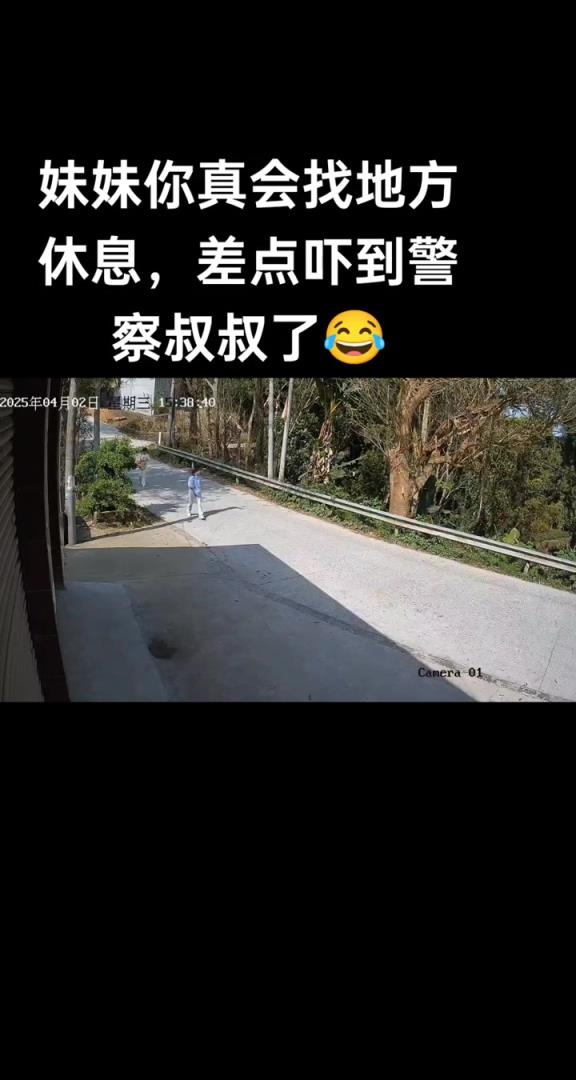 妹妹:太好了有阴凉地，我们可以休息了！蜀黍:虚惊一场！！