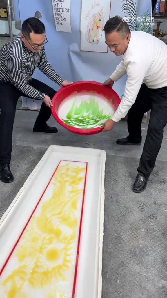 制作仿玉棺材过程，这个有什么特殊的效果吗？