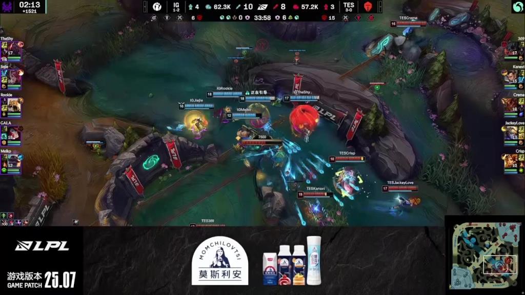 这就是全神班的打团吗！iG小龙团打出0换5 Theshy+Rookie追杀JKL