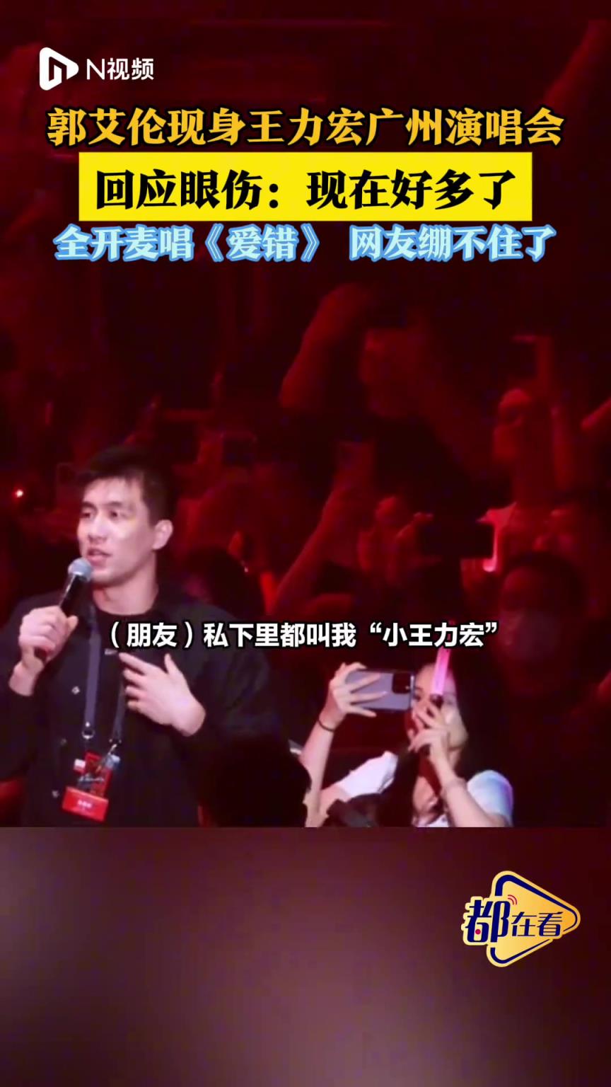 郭艾倫現(xiàn)身王力宏廣州演唱會(huì)