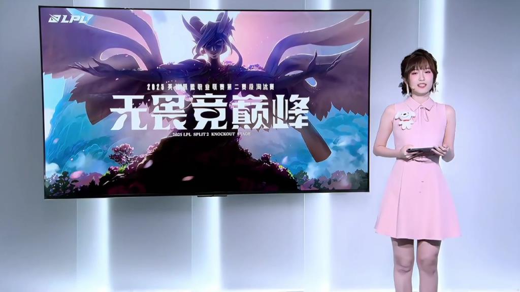 互动主持换化妆师了？今日夏安出场 延续泱泱粉裙搭配JDJOY