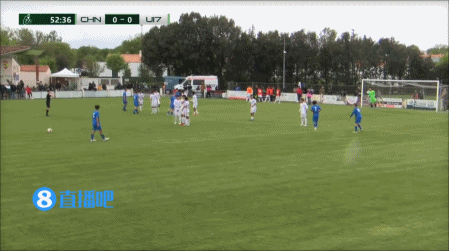 法国旺代U17任意球直接破门，U16国足0-1落后！