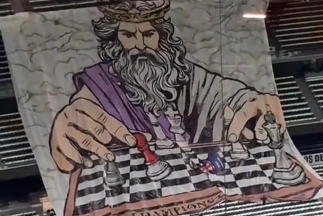 馬卡解讀皇馬歐冠TIFO：紅色棋子代表阿森納，由國王掌控