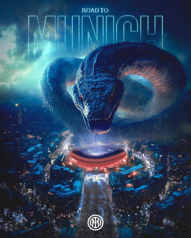 還剩一場決戰國米官方海報：征途未止，終點慕尼黑！