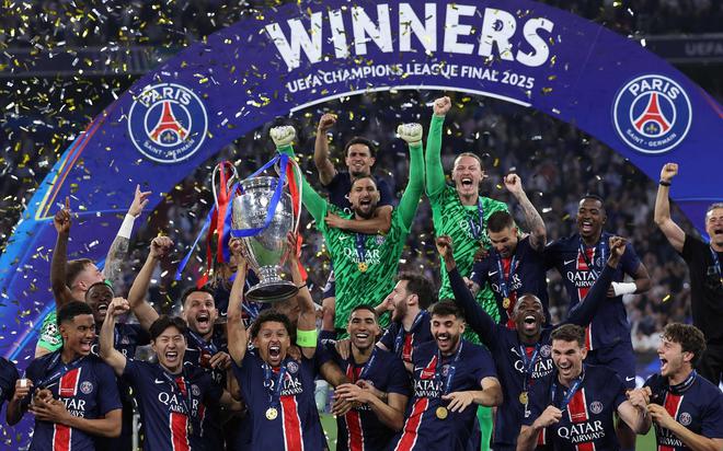 巴黎賽季評(píng)分：首奪歐冠冠軍，賽季實(shí)現(xiàn)歐冠、法甲、法國杯三冠王