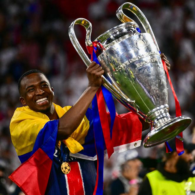 創造歷史，威廉-帕喬成為首位歐冠奪冠的厄瓜多爾球員