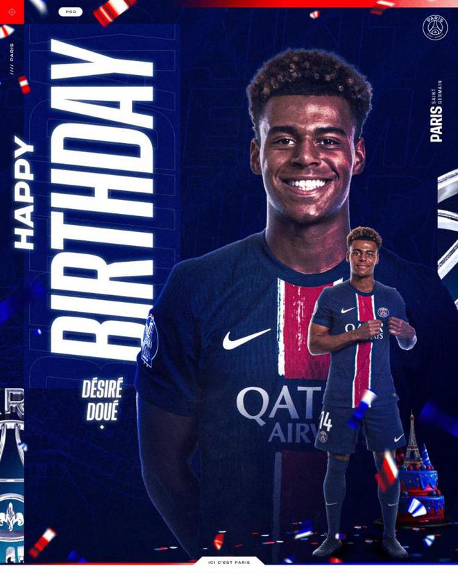巴黎社媒祝杜埃生日快樂：20歲，沒有什么不可能??