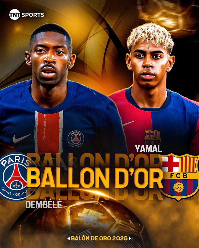 二選一！登貝萊亞馬爾金球賠率并列 前者踢世俱杯&后者歐國聯爭冠