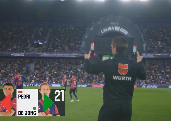 爭(zhēng)3分！巴薩半場(chǎng)換人：佩德里、法蒂被換下，德容、拉菲尼亞出戰(zhàn)