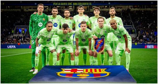 每體為巴薩評分：亞馬爾等人8分最高，阿勞霍、奧爾莫4分最低