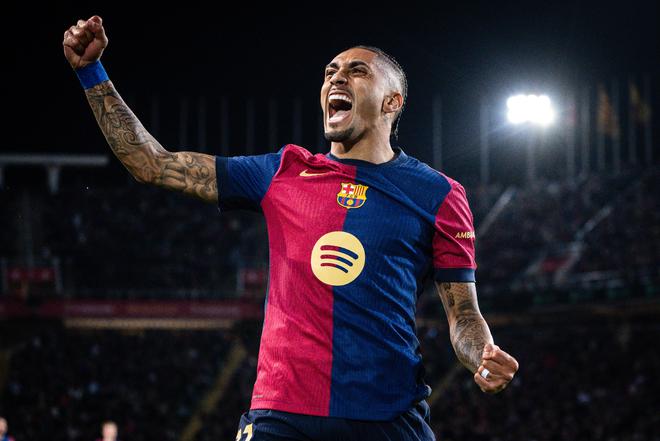 拉菲尼亞在本賽季4場國家德比打進5球最多，亞馬爾&萊萬均為3球