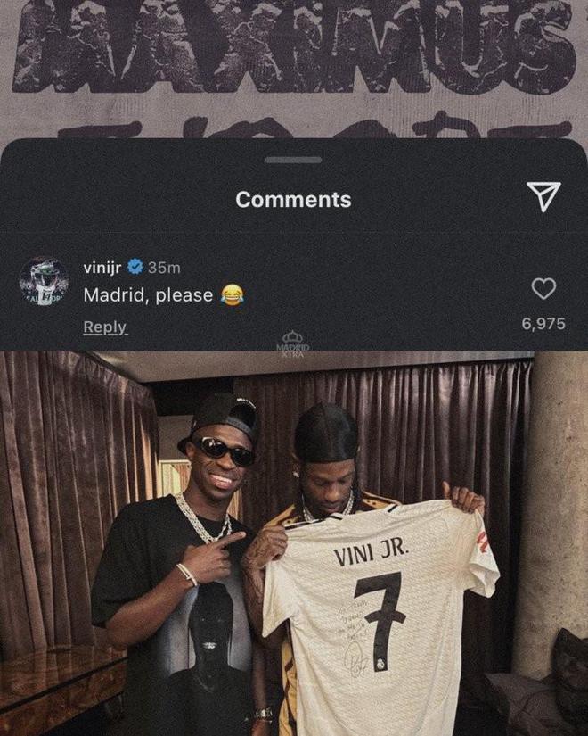 西超三強完成打卡，TravisScott曾身穿馬競球衣&獲贈皇馬球衣