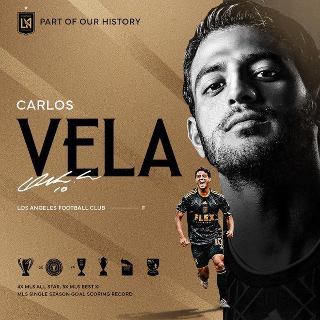 官方：洛杉磯FC傳奇35歲貝拉退役，曾效力阿森納、皇家社會(huì)等隊(duì)