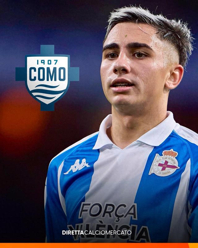 迪馬濟奧：科莫考慮支付3500萬歐解約金簽耶雷馬伊，小法很看好他