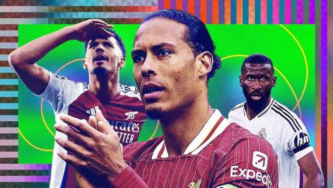 ESPN年度10大中后衛(wèi)：范迪克當(dāng)選最佳，阿森納2將前4，呂迪格第3