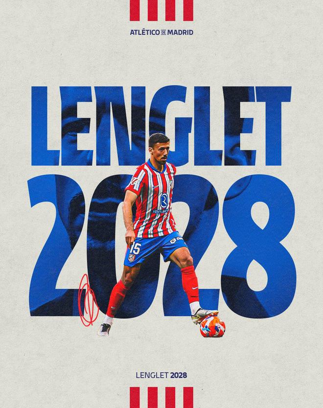 官方：巴薩中衛(wèi)朗格萊免簽加盟馬競，簽約至2028年