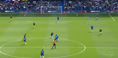 半场：切尔西1-0埃弗顿，雅克松破球荒，马杜埃凯造险