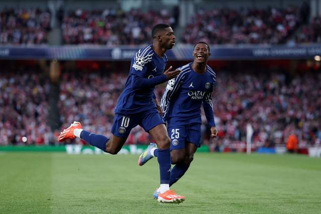 1-0！登贝莱救主，巴黎一举三得，阿森纳倒地，姆巴佩脸面无光