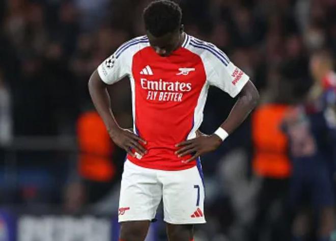 基翁：薩卡可能兩三天睡不著，但槍手可以為本賽季的表現(xiàn)自豪