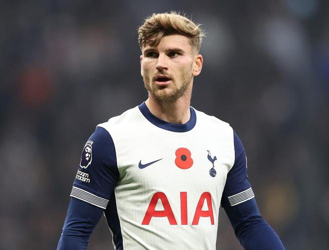 英媒：熱刺不會買斷維爾納，富勒姆和西漢姆對其感興趣