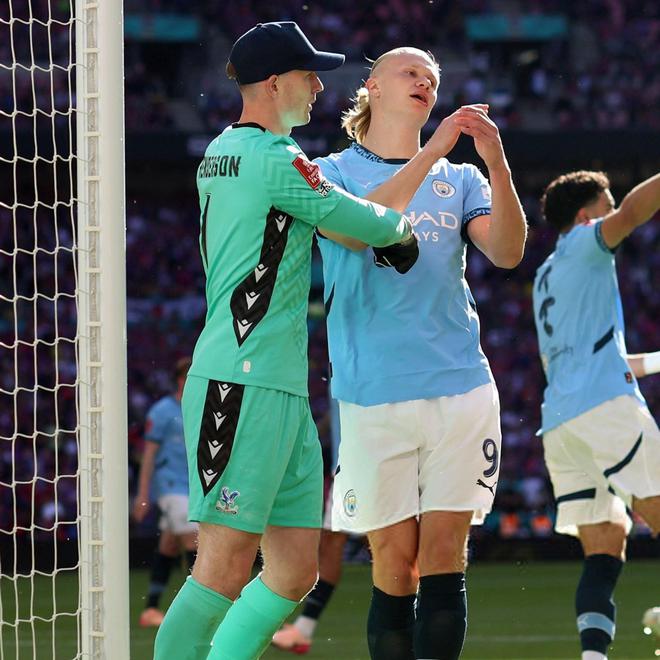 再次啞火，哈蘭德曼城生涯8場決賽均未能進球