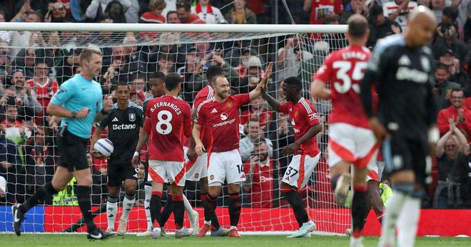 曼晚評分:B費、阿馬德8分最高,巴因迪爾5分最低 曼晚評分:B費、阿馬德8分最高,巴因迪爾5分最低