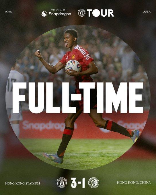 TA：曼聯原計劃啟德踢比賽，但一周前林俊杰開演唱會來不及鋪草皮