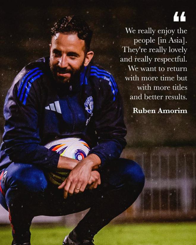 阿莫林談亞洲行：我們很喜歡亞洲的球迷，希望以后帶著獎(jiǎng)杯回來(lái)