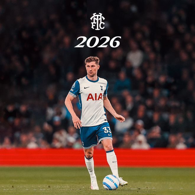 官方：熱刺與本·戴維斯續約至2026年