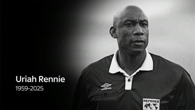 官方：前英超裁判尤賴亞-倫尼逝世；其是英超首位黑人裁判