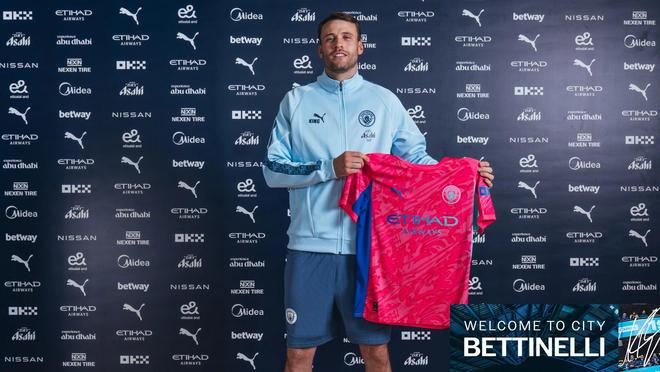 記者：貝蒂內(nèi)利加盟曼城后切爾西收到一筆象征性的轉(zhuǎn)會費(fèi)