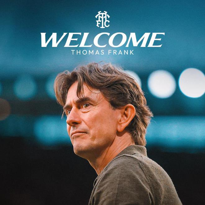 官方：熱刺任命托馬斯·弗蘭克為球隊新任主帥