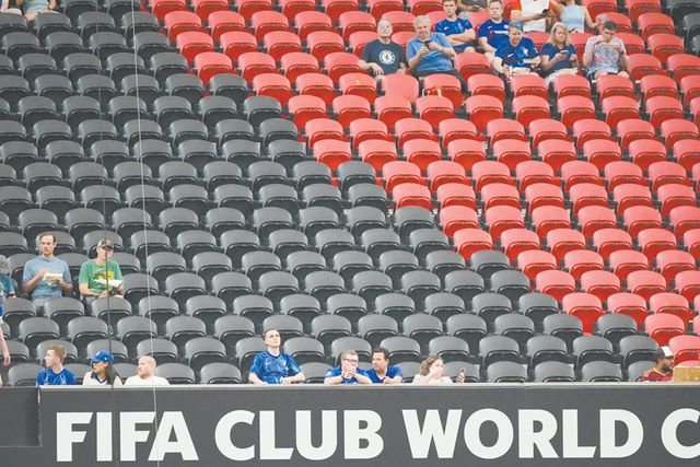 多原因致世俱杯切爾西vs洛杉磯FC“看臺爆冷”，切爾西主帥：球場幾乎空空蕩蕩