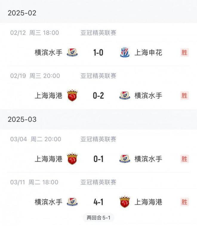 全靠中超衬托！横滨水手J联赛仅1胜排倒二，今年5胜4场对上海两队