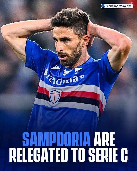 恥辱！前意甲冠軍首次跌入意丙 3年內(nèi)2次降級 賽季3次換帥仍難救