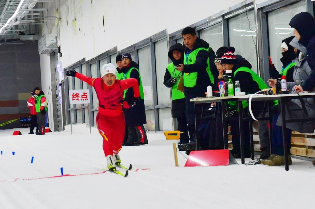 全国残特奥会越野滑雪和冬季两项比赛在吉林开赛