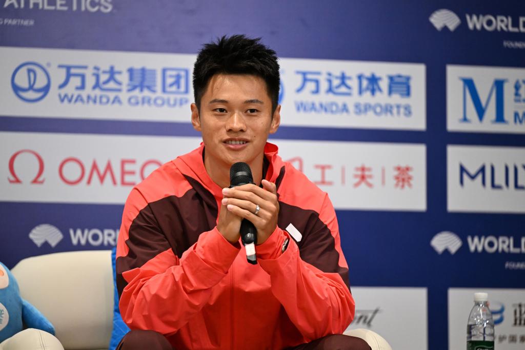 谢震业：将努力冲击男子百米世锦赛达标线