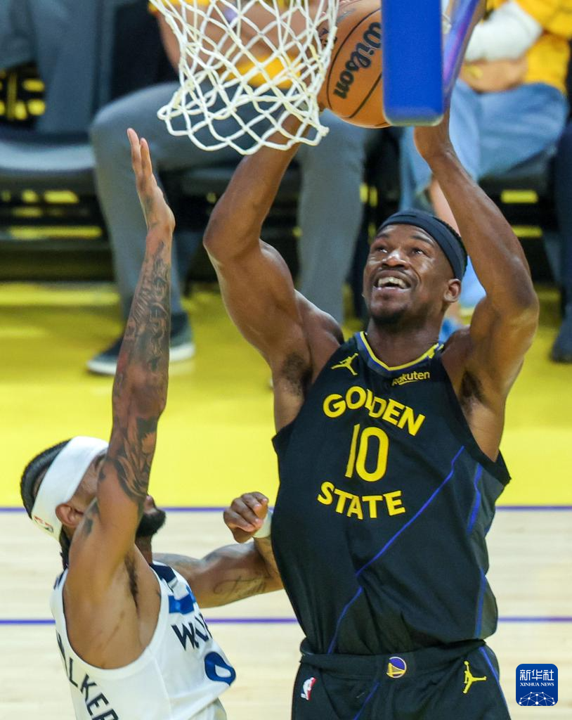 NBA季后赛：勇士不敌森林狼