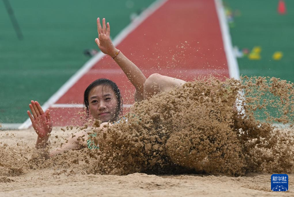 全國田徑大獎賽第三站：女子跳遠決賽賽況