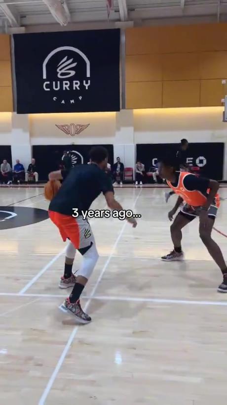 三年前阿门参加库里训练营 如今师徒两人将在NBA季后赛碰面