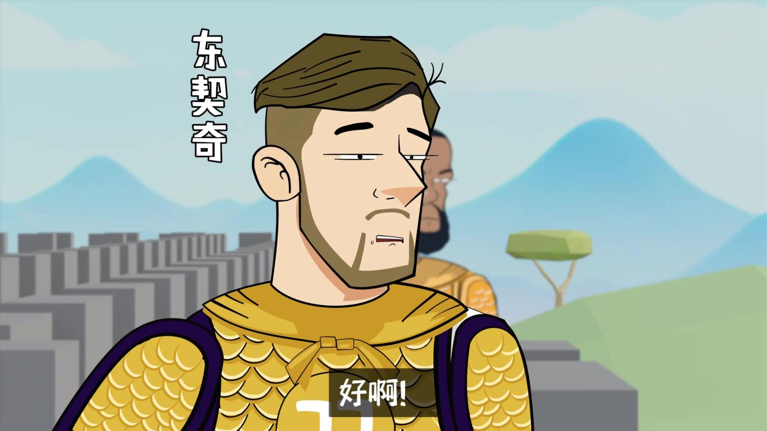动漫版东詹首轮干狼：对手是戈贝尔？直接冲上去不就完了！