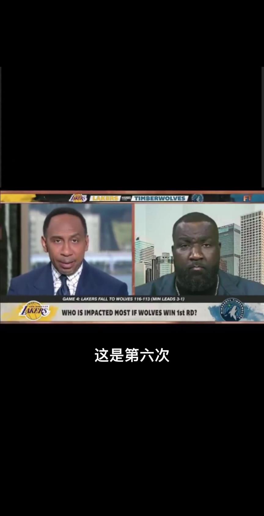 A史密斯：这是老詹第六次1-3落后！唯一一次逆转全靠联盟优待