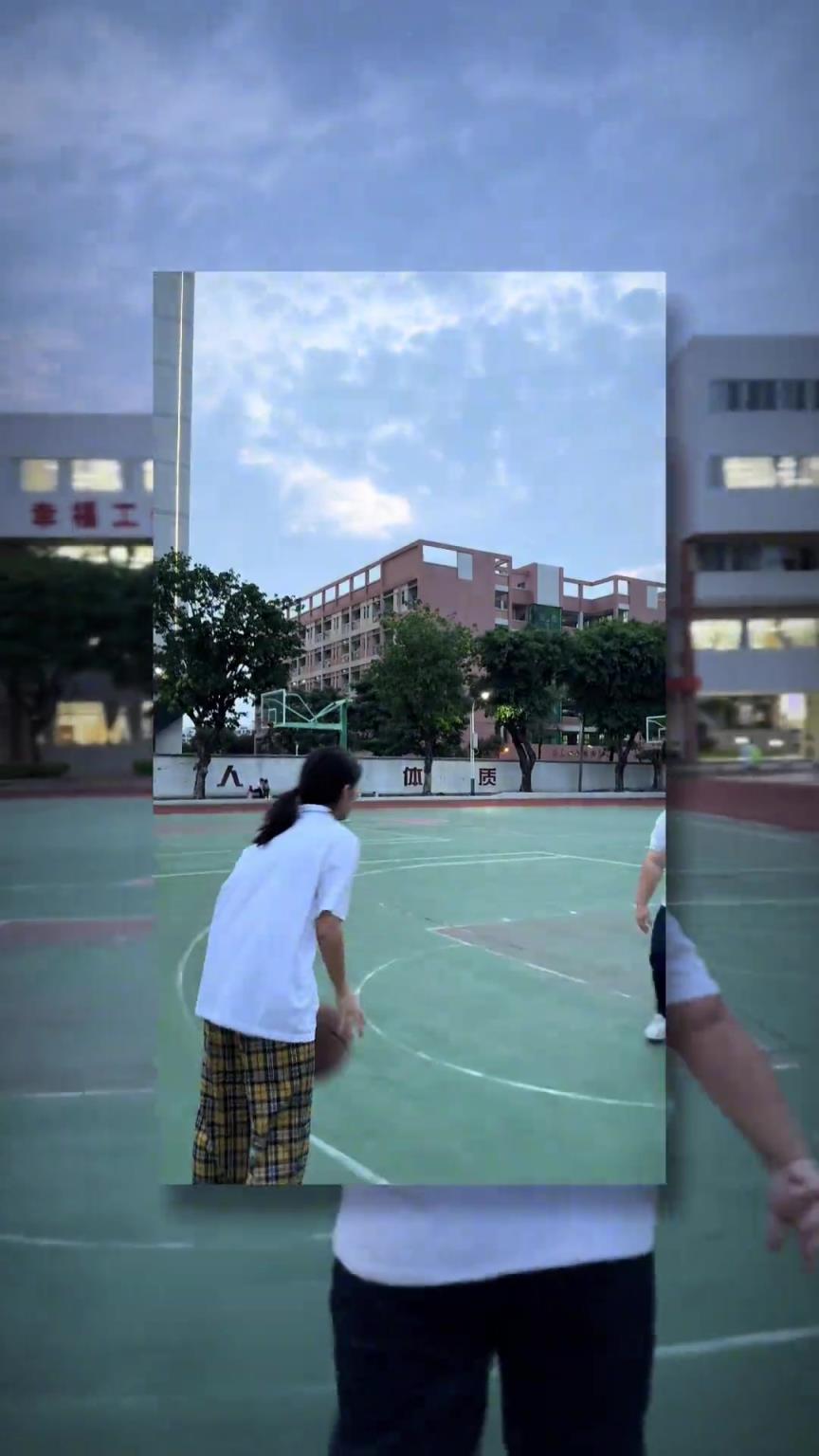 很能打啊国产高中奥妮尔和女科比的女OK组合