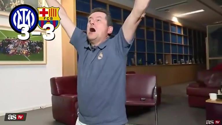 誰打巴薩誰是主隊！國米絕平時龍賽羅激動跪地膜拜，反超后手舞足蹈