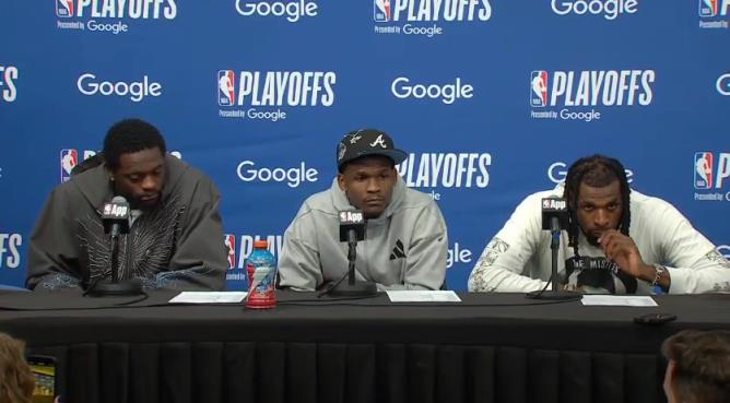 這還笑得出來？森林狼過去兩戰三分76中12歷史最差！華子&蘭德爾忍不住笑了