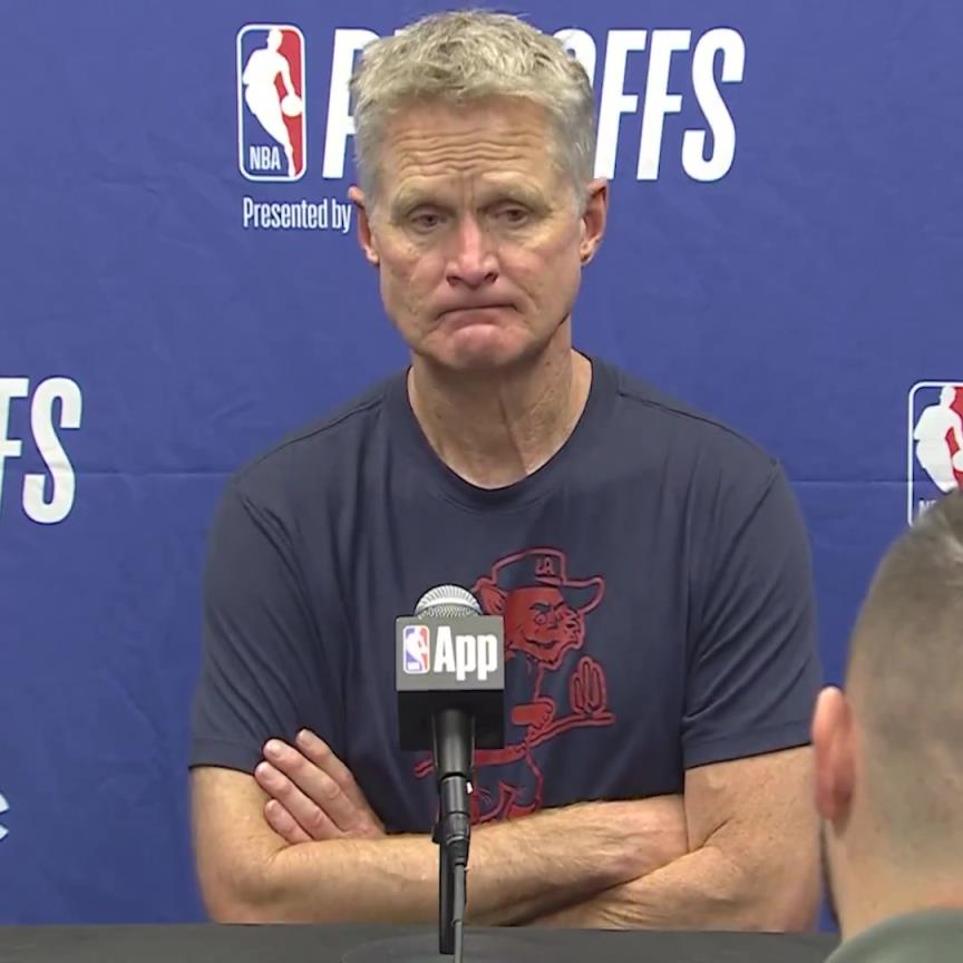 科爾:計(jì)劃讓庫里G2缺席 但還不確定 但由于腿筋傷勢(shì)很難上場(chǎng)