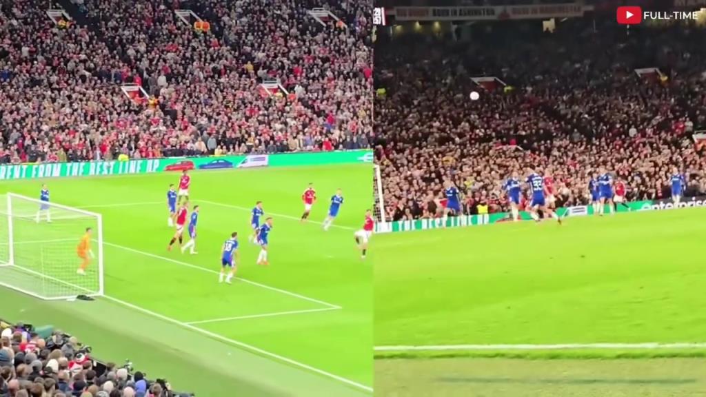 沒辜負我的信任！現場直拍阿莫林對芒特進球的瘋狂反應！