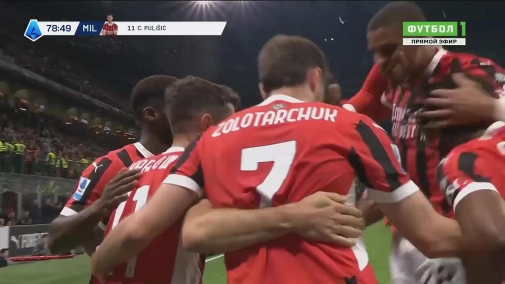 米蘭2-1反超比分！菲利克斯打門被封堵，普利西奇跟進補射破門！