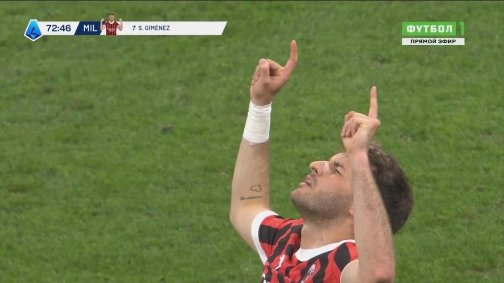 米蘭1-1扳平比分！普利西奇倒地妙傳助攻！S-希門尼斯推射得手！